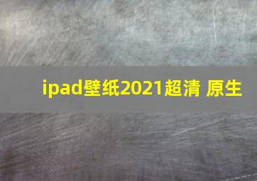 ipad壁纸2021超清 原生